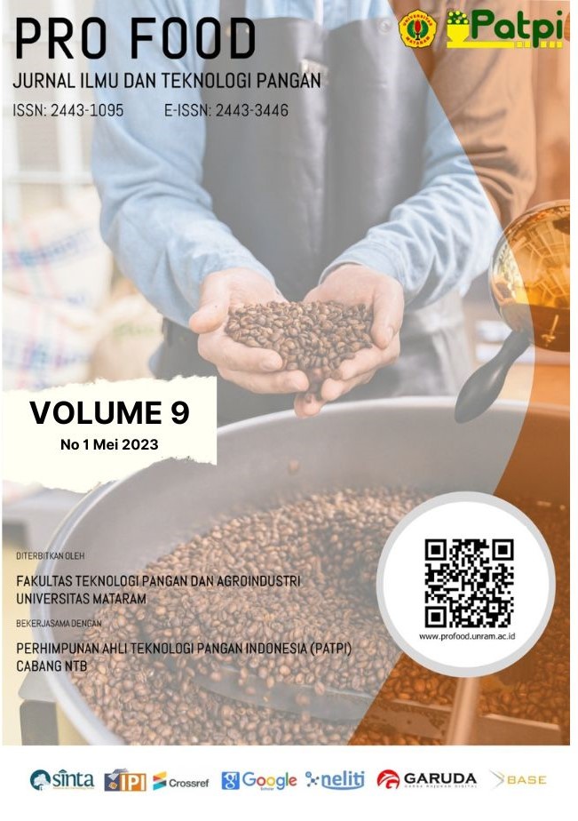 Profood Volume 9 No 1 Mei 2023